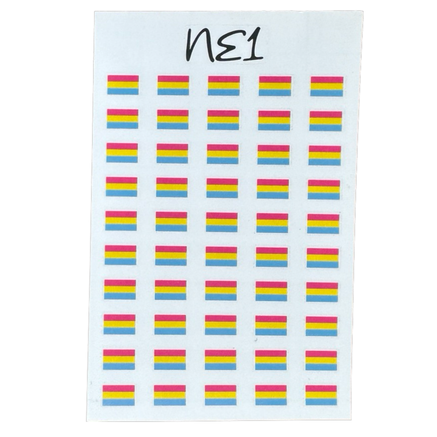 Pride Flag Nail Stickers