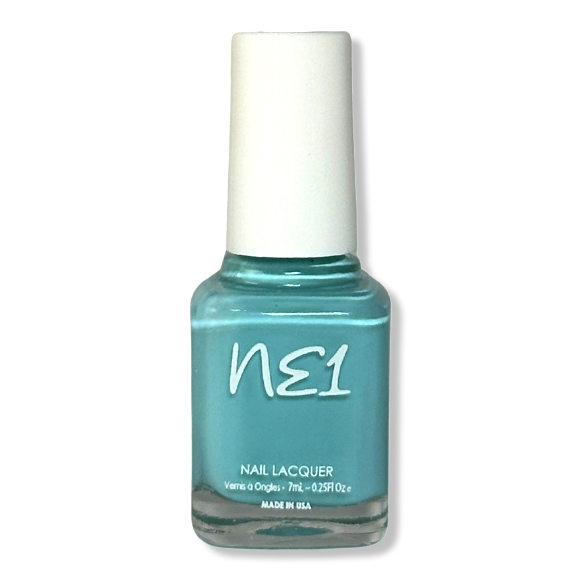 Bottle of Caldera, a teal nail polish