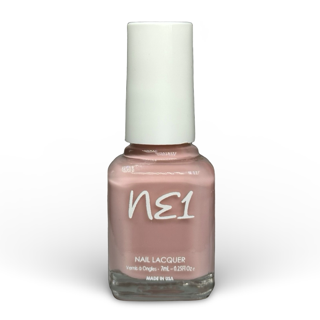 Bottle of Desert Dusk, a light pink nail polish