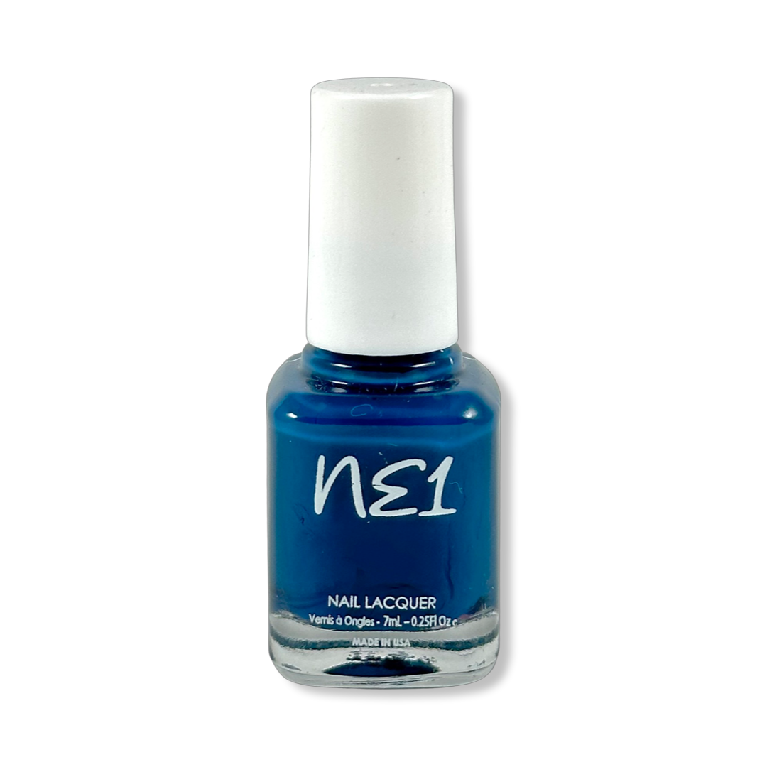 Bottle of Lakeside, a blue nail polish