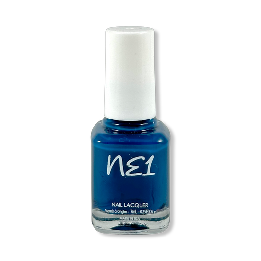 Bottle of Lakeside, a blue nail polish