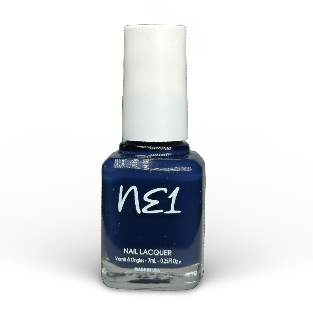 Bottle of Marine Layer, a navy nail polish