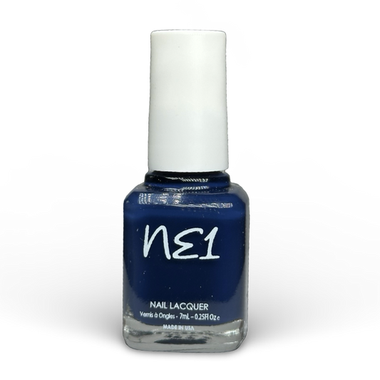 Bottle of Marine Layer, a navy nail polish