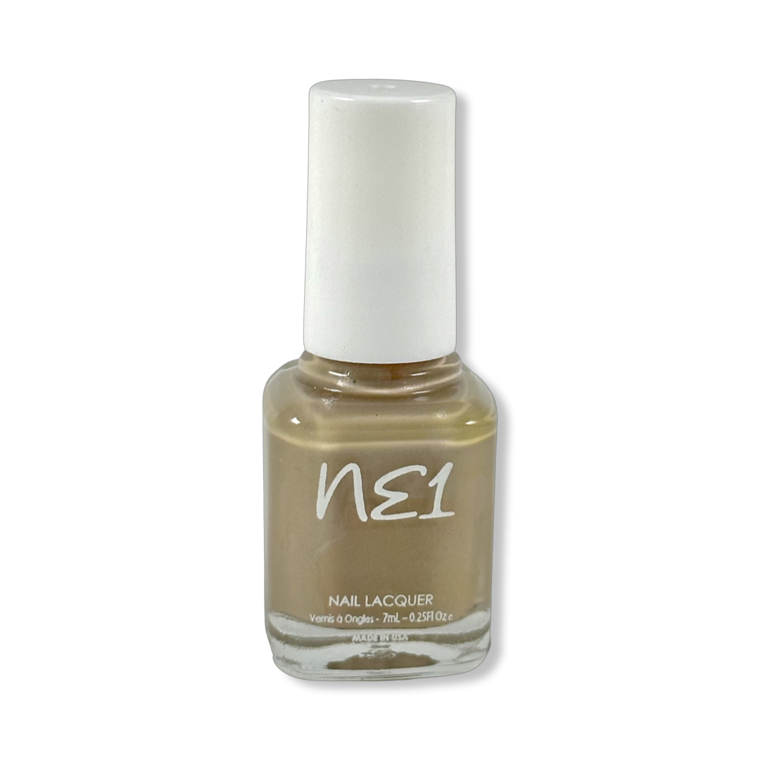 Bottle of Objection Your Honor, a light tan nail polish