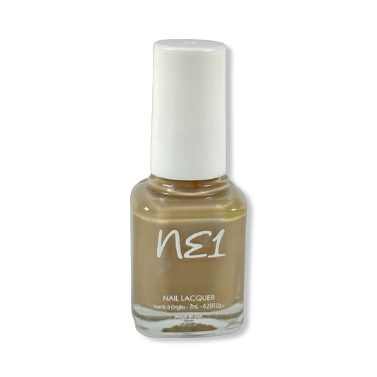 Bottle of Objection Your Honor, a light tan nail polish