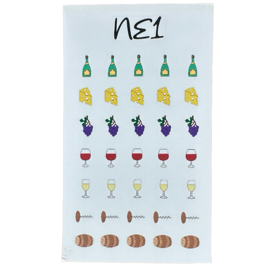 Wine Tasting Nail Stickers